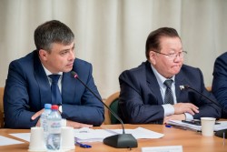 Дмитрий Морозов, председатель Комитета Государственной думы по охране здоровья (слева)