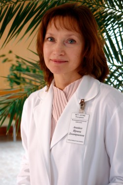 Ирина Дмитриевна Анайко, заведующая физио-терапевтическим отделением