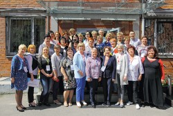 Коллектив центра и участники профильной комиссии по управлению сестринской деятельностью ФМБА России