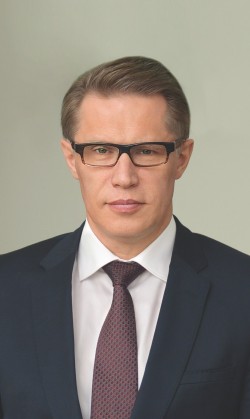 М.А. Мурашко, министр здравоохранения Российской Федерации. Фото: Анастасия Нефёдова