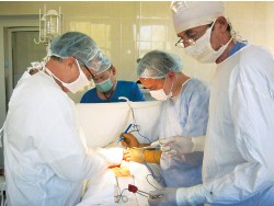 Операция в отделении плановой хирургии МПС № 1