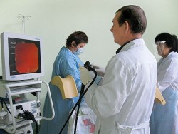 Cпециалисты КБ № 172 ФМБА России проводят колоноскопию