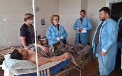 ФМБА России развернуло мобильный госпиталь на освобождённой территории ДНР. Фото: fmba.gov.ru