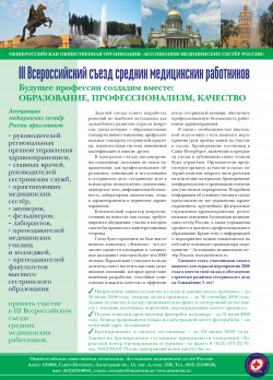 III Всероссийский съезд средних медицинских работников
