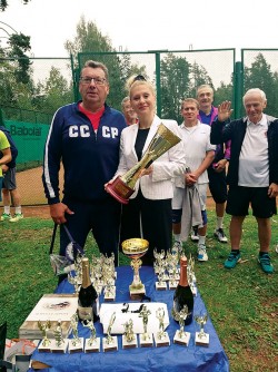 Матчевая встреча теннисного клуба «Здоровье» с Клубом ветеранов СВР 2019