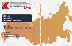 Образовательная школа для врачей терапевтических и смежных специальностей «Коморбидность в клинике внутренних болезней. Опыт региональных школ». Оренбург – Самара – Тольятти