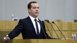 Председатель Правительства Российской Федерации Дмитрий Медведев выступил в Госдуме с отчётным докладом об итогах работы в 2014 году. Фото: government.ru