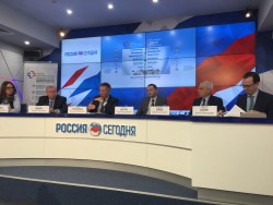 Пресс-конференция, посвящённая форуму «Российская неделя здравоохранения». МИА «Россия сегодня»