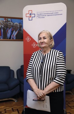 Валентина Зарубина, главная медицинская сестра ГБУЗ «Городская поликлиника № 22 ДЗМ» (фото: Анастасия Нефёдова)