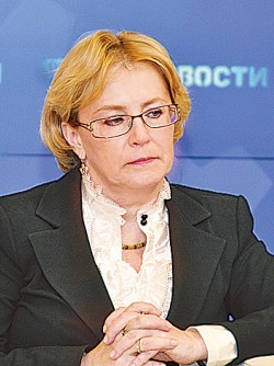 Вероника Скворцова, министр здравоохранения России
