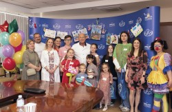 Встреча с малышами, рождёнными в Центре, и их родителями