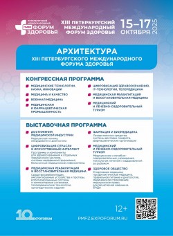 XIII Петербургский международный форум здоровья
