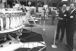 А.И. Бурназян на выставке медтехники в Женеве.  Сентябрь 1971 г.