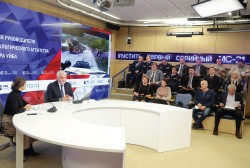 Пресс-конференция руководителя ФМБА России. Фото: Кирьян Олегов